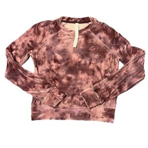 Lululemon Velour Warm Down Crew Interstellar Cassis Multi Size 2‎